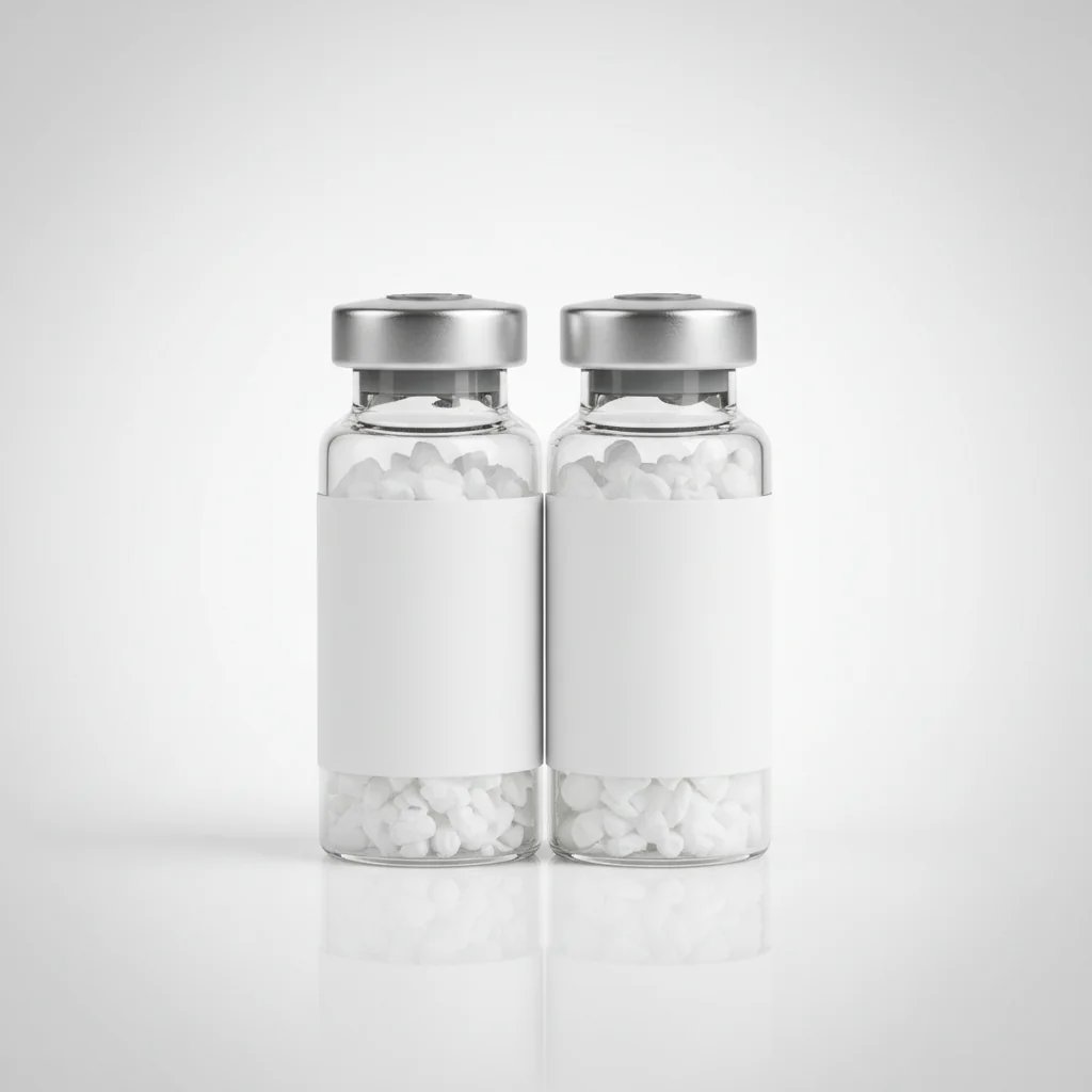 Wolverine Stack (BPC-157 + TB-500) research peptide vial